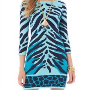 NWT Lilly Pulitzer Polly Sweater Shift Dress XS